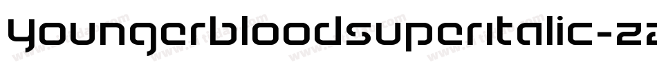 YoungerbloodSuperItalic-zZe4字体转换