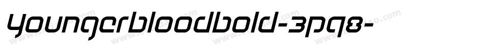 YoungerbloodBold-3pq8字体转换