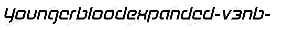 YoungerbloodExpanded-V3nB字体转换