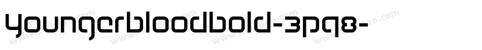 YoungerbloodBold-3pq8字体转换