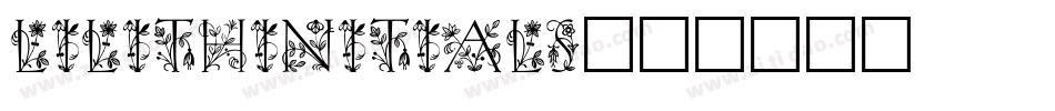 LilithInitials字体转换