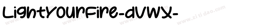 LightYourFire-dVwX字体转换