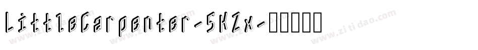 LittleCarpenter-5KZx字体转换