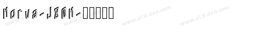 Morva-J80M字体转换