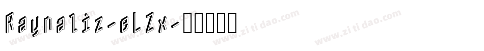 Raynaliz-eLZx字体转换