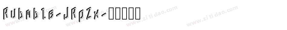 Rubmble-JRpZx字体转换