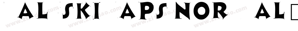 ZaleskiCaps-Normal字体转换