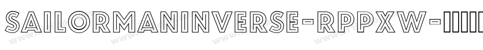 SailormanInverse-RppxW字体转换