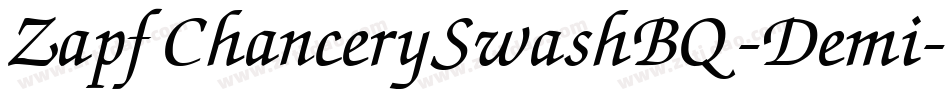 ZapfChancerySwashBQ-Demi字体转换