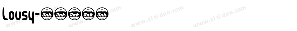 Lousy字体转换