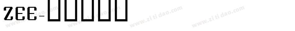 ZEE字体转换