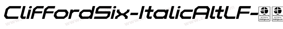 CliffordSix-ItalicAltLF字体转换