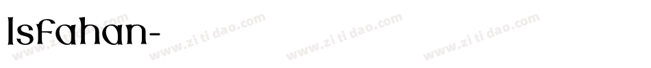 Isfahan字体转换