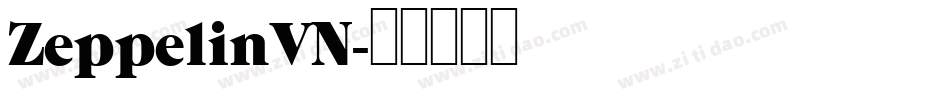 ZeppelinVN字体转换