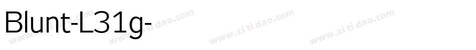 Blunt-L31g字体转换