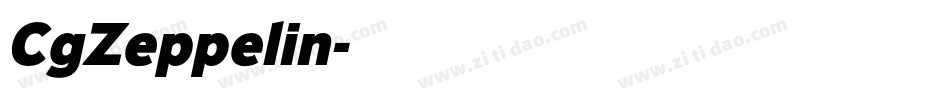 CgZeppelin字体转换