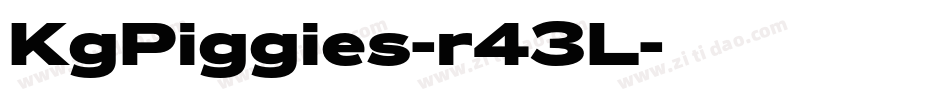 KgPiggies-r43L字体转换