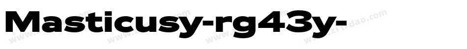 Masticusy-rg43y字体转换