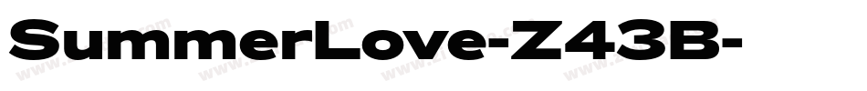SummerLove-Z43B字体转换