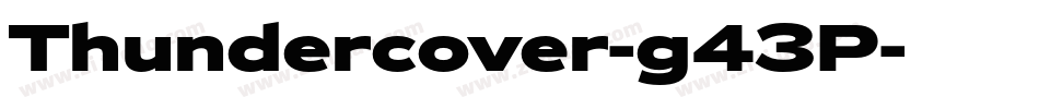 Thundercover-g43P字体转换