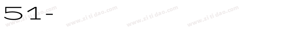 51字体转换