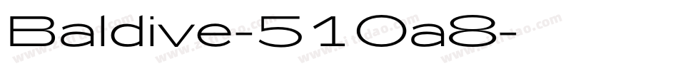 Baldive-51Oa8字体转换