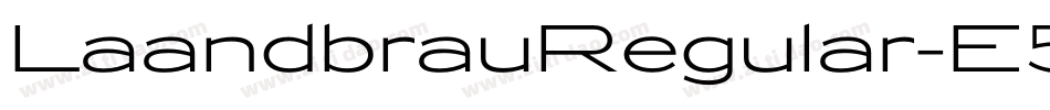 LaandbrauRegular-E51j字体转换