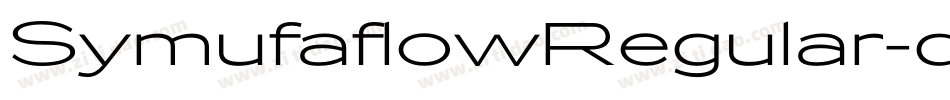 SymufaflowRegular-q51r字体转换