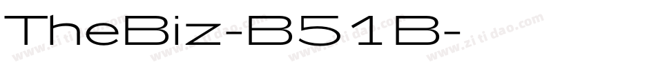 TheBiz-B51B字体转换