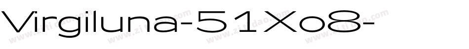 Virgiluna-51Xo8字体转换