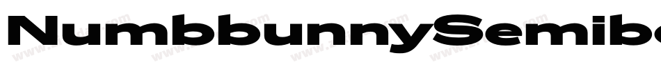 NumbbunnySemibold-3r53字体转换