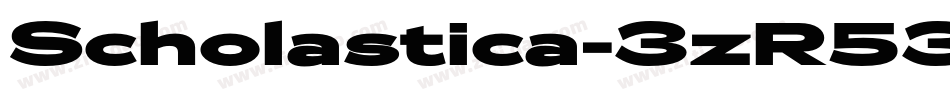 Scholastica-3zR53字体转换