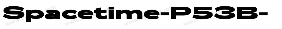 Spacetime-P53B字体转换