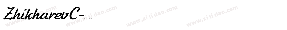 ZhikharevC字体转换