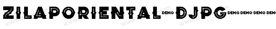 ZilapOriental-dJPg字体转换