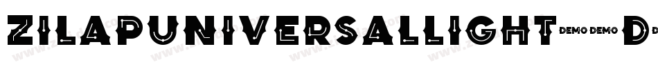 ZilapUniversalLight-5D78字体转换