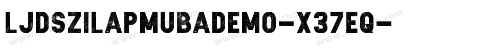 LjdsZilapMubaDemo-x37Eq字体转换