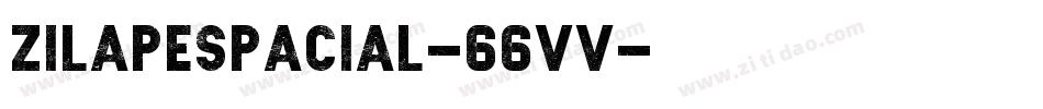 ZilapEspacial-66Vv字体转换