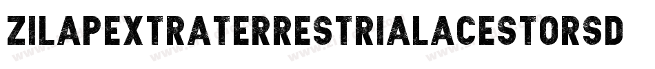 ZilapExtraterrestrialAcestorsDemoFuturistic-pl6O字体转换