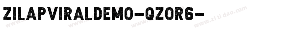 ZilapViralDemo-qZor6字体转换