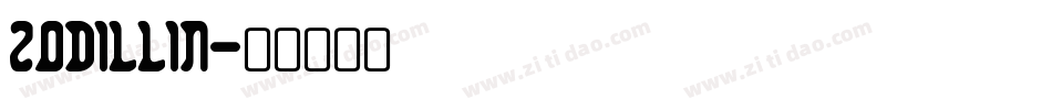 ZODILLIN字体转换