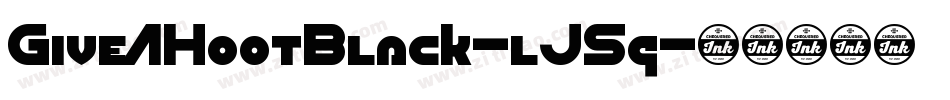 GiveAHootBlack-lJ5q字体转换