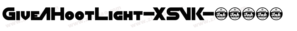 GiveAHootLight-X5VK字体转换