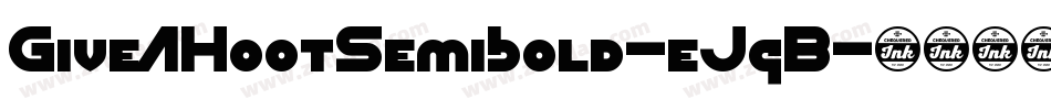 GiveAHootSemibold-eJqB字体转换