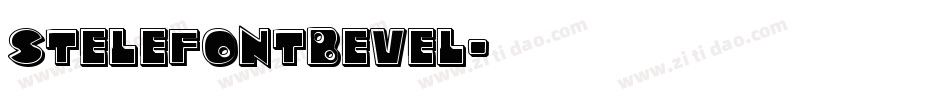 StelefontBevel字体转换