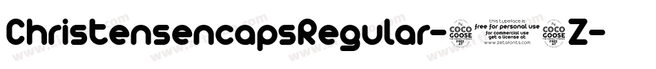 ChristensencapsRegular-515Z字体转换