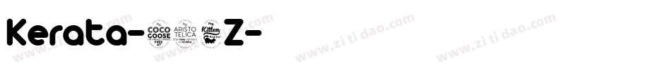 Kerata-536Z字体转换