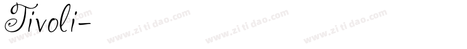 Tivoli字体转换