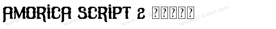 AMORICA-SCRIPT-2字体转换