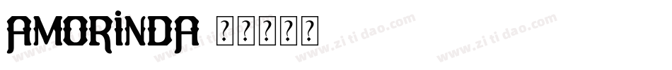Amorinda字体转换